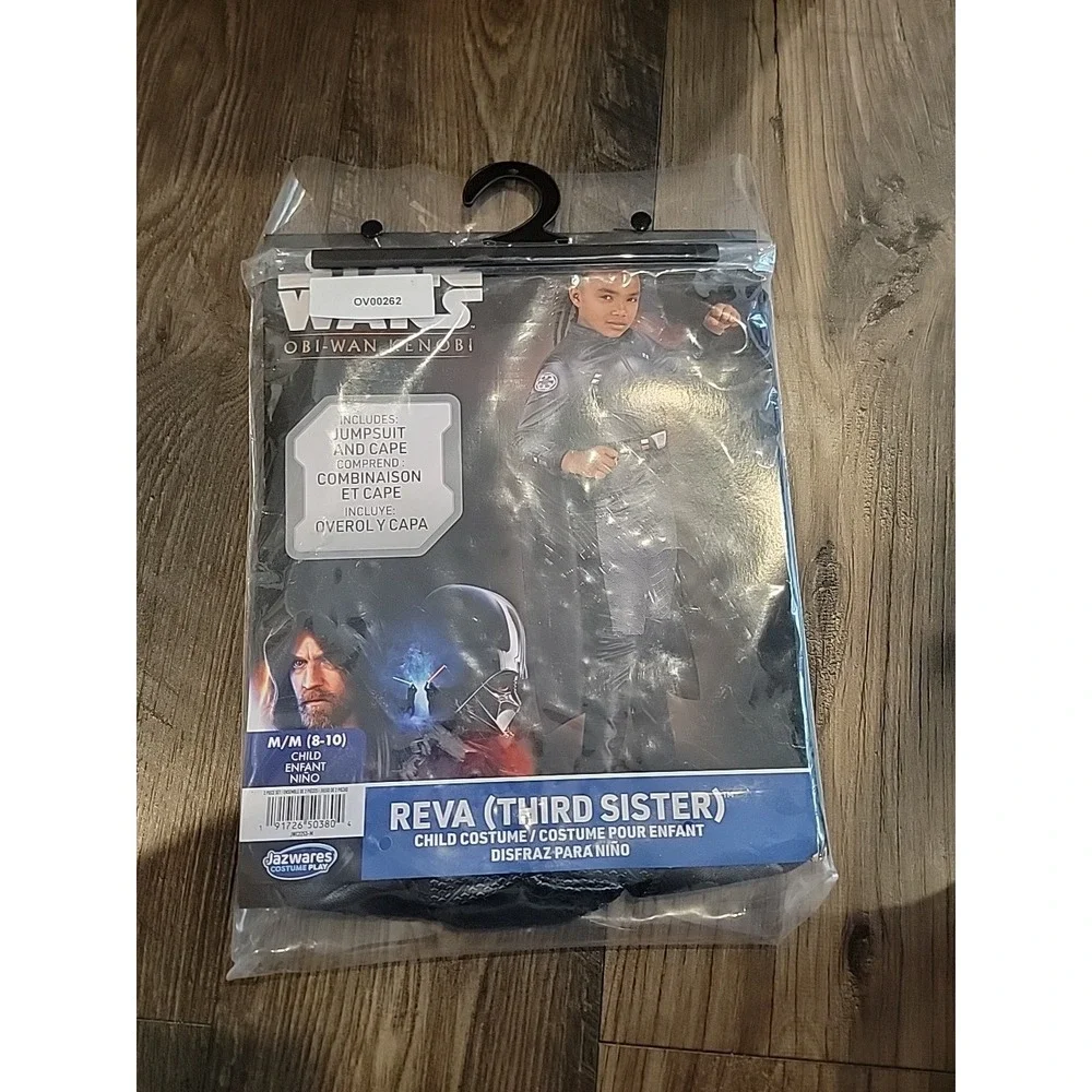 Star Wars Girl's Reva Third Sister Costume Medium Cape & Jumpsuit Medium 8-10
